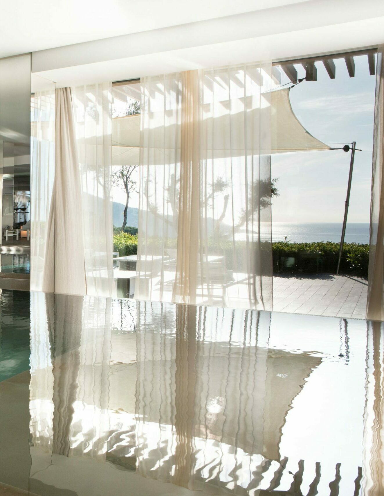 French Flair French Riviera La Réserve Ramatuelle indoor swimming pool