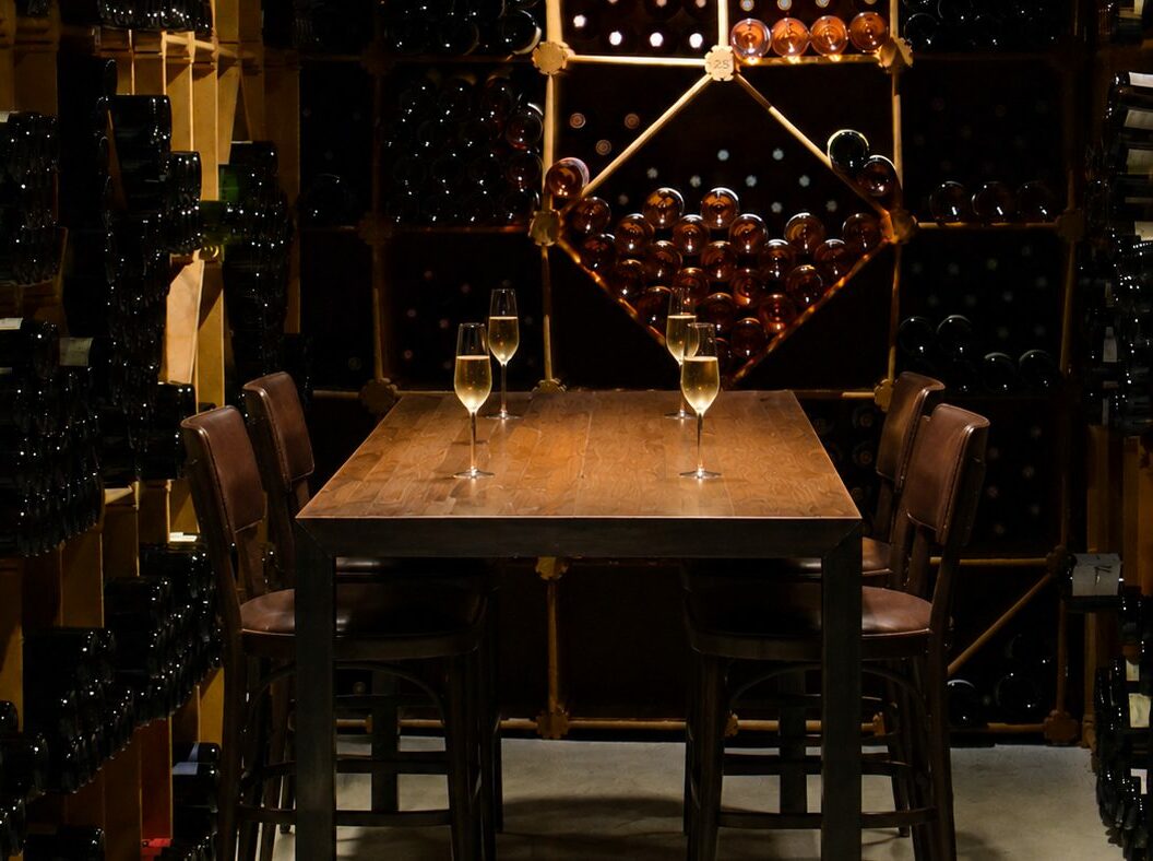 French Flair Provence and the French Riviera Baumaniere wine cellar